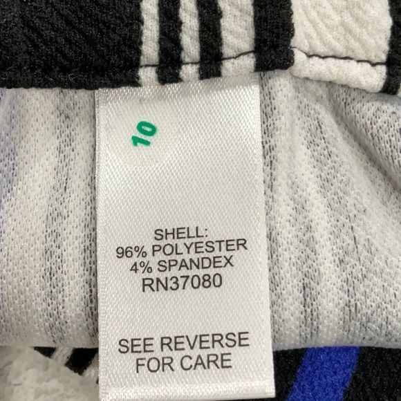 EST 1946 size S multi-color vertical stripes wide leg pants  with elastic waist - Picture 8 of 11